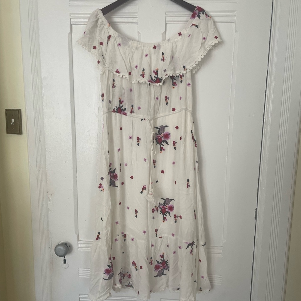 White Summer with Colorful Embroidery